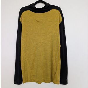 Smartwool Merino 250 Wool Colorblock Long Sleeve Hooded Pullover Sweater Sz XL